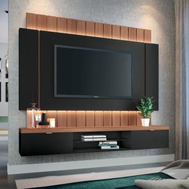 Imagem de Painel Home para TV até 55 Polegadas com LED 2 Portas I HB Móveis