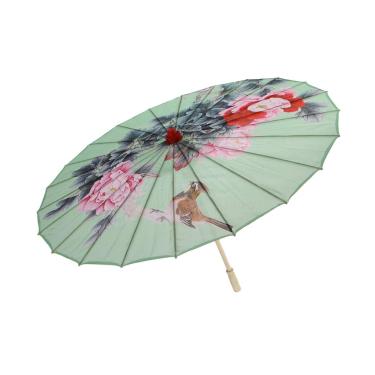 Imagem de Guarda-chuva de seda japonês de seda para crianças com parasol de seda da homozy – 33 polegadas