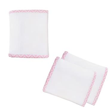 Imagem de Tela Respirável Para Berço, Baby Deluxe, Chevron Rosa