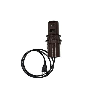 Imagem de Mini Totem POP 10-1 tomada + 2USBs - Marrom