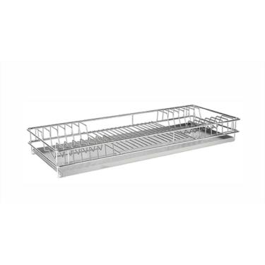 Imagem de Escorredor De Pratos Embutir 670x75x270mm Mód 700mm Inox