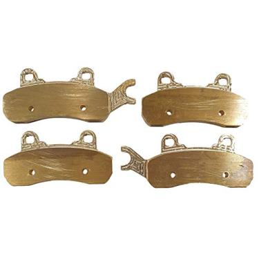 Imagem de Pastilhas de freio de latão (2 pares) compatíveis com Can-Am 715900379, 715900380, 715900386, 715900387