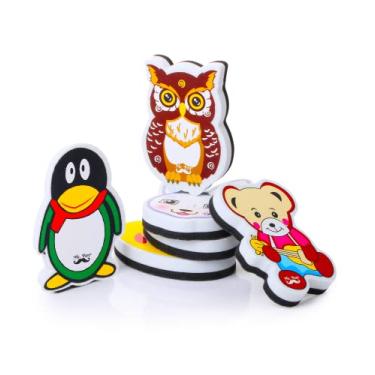 Imagem de Mr. Pen - Borracha de quadro branco para crianças, borrachas fofas apagáveis a seco, pacote com 6, borracha magnética para quadros apagáveis a seco, borrachas de quadro branco para sala de aula, apagador a seco, apagador magnético a seco