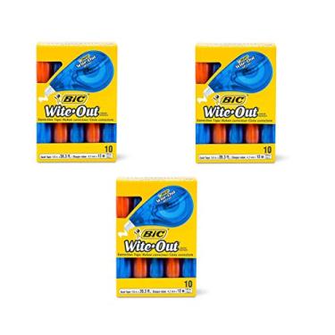 Imagem de Wite-Out EZ Correct Correction Tape, Non-Refillable, 1/6" x 472", 10/Box