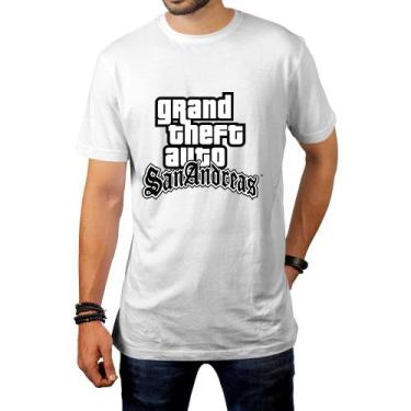 Grand Theft Auto T Shirt Novo Jogo GTA San Andreas Grand Theft