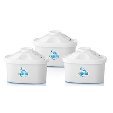 Imagem de EHM Cartucho de substituição para jarra de água alcalina SureFlow – Água potável saudável, PH 8,5-9,5, sistema de filtragem e hidratação de 6 estágios