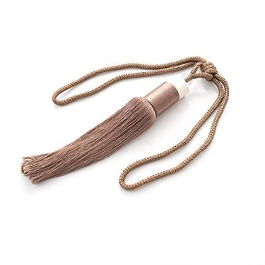 Imagem de Suportes de cortina Cortina de borla cilíndrica simples, cortina de bola pendurada, acessórios de cortina, T7,2 PCS