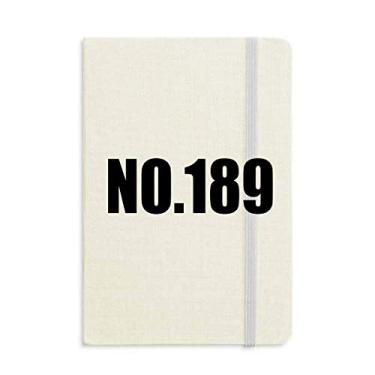 Imagem de Lucky No.189 Número Nome Notebook Capa Rígida Diário Clássico A5 Presente