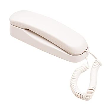 Imagem de LUGU Telefone F o de Telefone F o Suporte de Parede de Telefone F o Montável Suporta Mudo/Pausa/Segure/Reset/Flash/Redial Funções pa Casa Hotel Office Bank Call Center