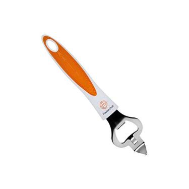 Imagem de Abridor De Garrafa, Gastronomie Series, 1 Unidade, 19 Cm, Cabo Branco e Laranja Lâmina Aço Inox, MasterChef