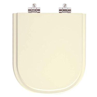 Imagem de Assento Sanitário Poliester Soft Close Flox Marfim para vaso Fiori 6lpf