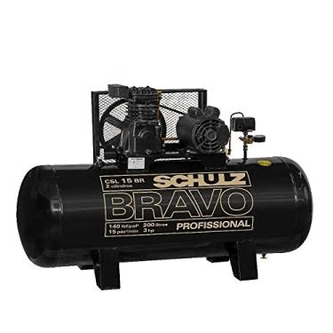 Imagem de Compressor de Ar Monofásico 15 Pés 183 Litros 110/220V - Bravo- Schulz -CSL-15BR/200
