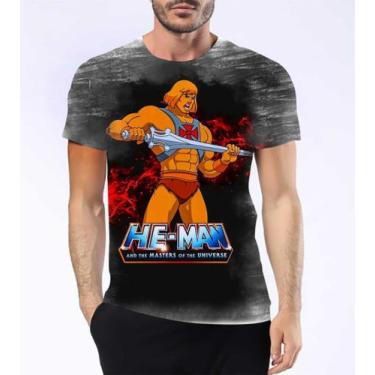 Imagem de Camiseta Camisa He-Man Desenho Mestre Do Universo Força 4 - Estilo Kra