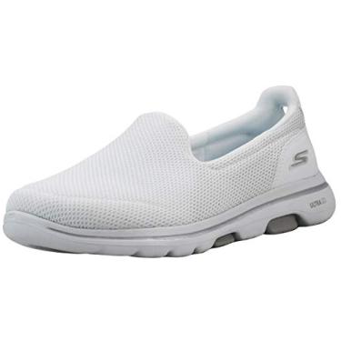 Imagem de Skechers Women's Go Walk 5 White Sneaker 11 W US