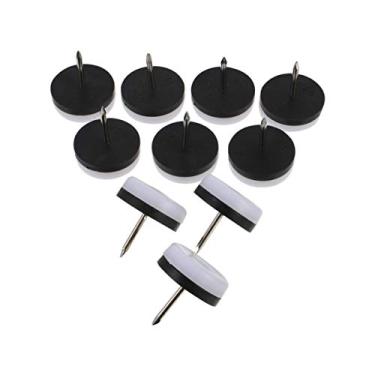 Imagem de 40 Unidades Espigões Protetor De Piso Móveis Pad Cadeira Protetores De Piso De Madeira Apolstry Tachas Tachinhas Tachas Estofos Para Móveis Nylon Mesas e Cadeiras Branco Acessórios