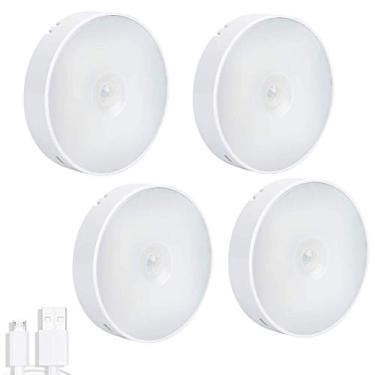 Imagem de WIDIAN Luz com sensor de movimento, luz de parede, luz noturna de LED, lâmpada de indução de corpo inteligente, luzes de escada adesivas em qualquer lugar para armário