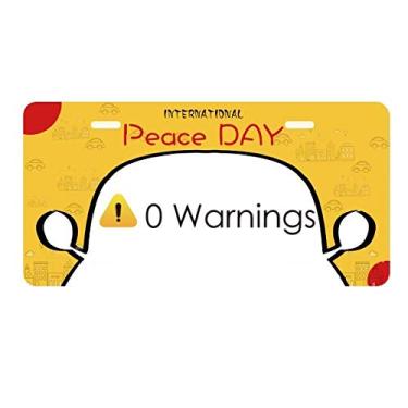 Imagem de DIYthinker Interface do programador, sem avisos, placa de carro, decoração do dia da paz