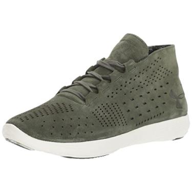 Imagem de Under Armour Tênis masculino Street Precision Mid Lux Cross-Trainer, Centro verde (330)/marfim, 8