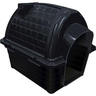 Imagem de Casa Furacão Pet Plástico Iglu Black - Tam. 2