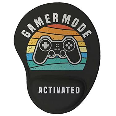 Imagem de Mouse pad Ergonômico Gamer Mode Presente Criativo Geek