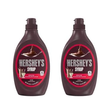 Imagem de Kit 2 Und Cobertura De Chocolate Hersheys Syrup Sem Gordura
