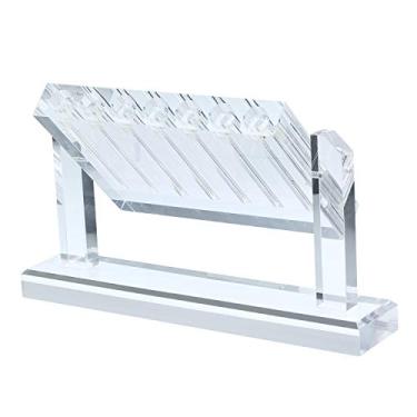 Imagem de Chusui 7 tubos comparador de qualidade de óleo de automóvel transmissão testador de viscosidade comparador testador de vidro transparente stand de demonstração