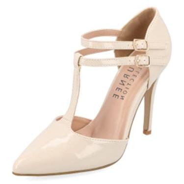 Imagem de Journee Collection Womens Classic T-Strap Pumps