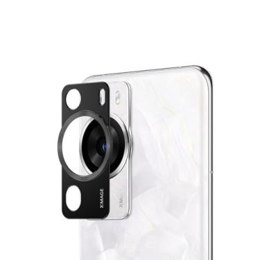 Imagem de YSUUZRL Anel de proteção traseira de alumínio preto protetor de lente de câmera para Huawei P60/P60 Pro/P60 Art (para P60 Pro)