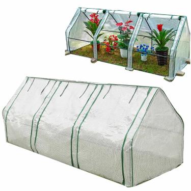 Imagem de Estufa Pequena - Casas Verdes para o Inverno Exterior Pequena Estufa - Estufas para jardim inverno ao ar livre coberturas plantas para jardinagem doméstica quintal, suporte Fovolat