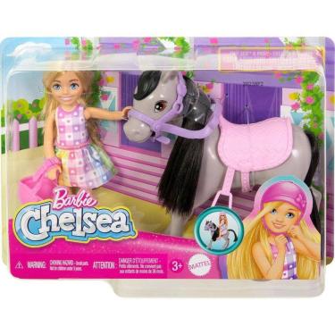 Imagem de Boneca Barbie Chelsea Passeio De Ponei Mattel - Htk29