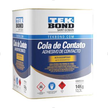 Imagem de Cola de Contato Lata 14kg Tekbond