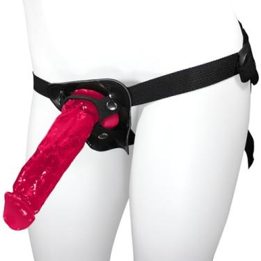Imagem de Cinta Peniana Ajustável com Pênis Realístico King 19 x 5cm Pink