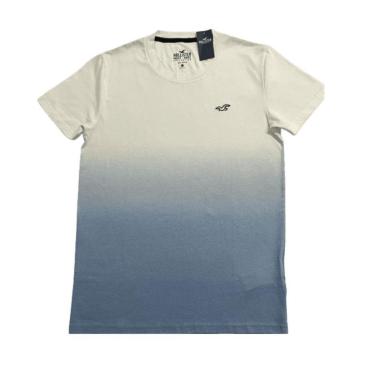 Imagem de Camiseta Hollister Branca E Azul Claro Masculina-Masculino