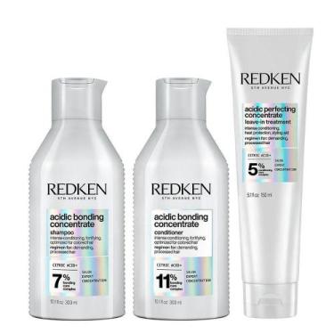 Imagem de Redken Acidic Bonding Concentrate Shampoo + Condicionador 300ml + Conc