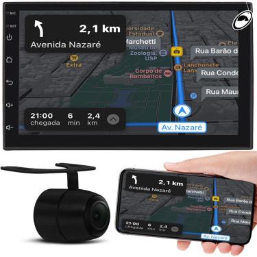 Imagem de Multimídia 7" Polegadas Android Premium E-Tech 2GB + 32GB + Câmera de Ré