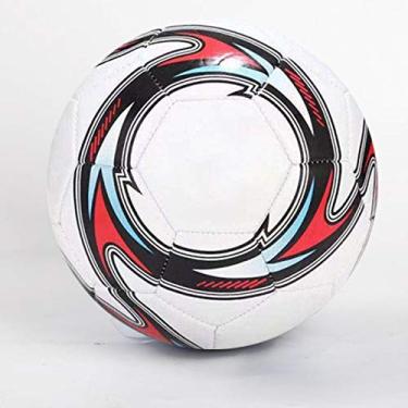 Imagem de Bolas de treinamento de futebol - Tamanho 5, máquina de jogos para uso interno e externo, futebol americano, adulto, ensino fundamental e médio, treinamento de competição, branco-1
