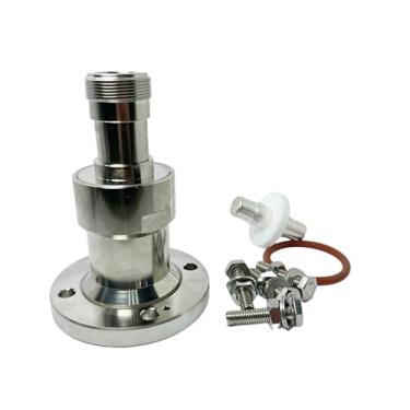 Imagem de BJDZ Adaptador de rádio EIA tipo 1-5/20.3 cm montagem de flange de 4 furos para montagem de flange tipo LC para estação base de comunicação celular, sistema de telecomunicações.