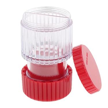 Imagem de Caixa organizadora portátil para triturador de comprimidos para viagem, cortador de medicamentos fácil de usar com armazenamento, suporte de comprimidos para animais de estimação, divisor de