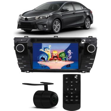 Imagem de Central Multimídia Dedicada Corolla 2014 e 2015 GPS Offline + Câmera de Ré Orbe Light
