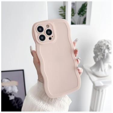 Imagem de Capa de telefone com corrente de anel de pulso Frosting Wave para Samsung A55 A23 A53 A34 5g A31 Galaxy S23 S22 S24 Capa traseira de proteção ultramacia, rosa único, Galaxy M14 5G