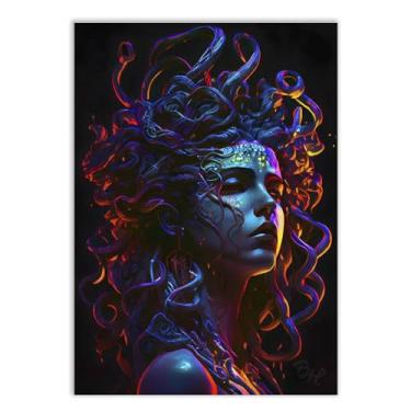 Imagem de Placas Decorativas Deuses Mitologia Grega e Nordica Estilo Gamer Varios Modelos Decoração Quarto Sala