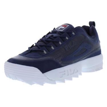 Imagem de Fila Tênis masculino Disruptor II Premium, Azul-marinho/branco/azul marinho, 43
