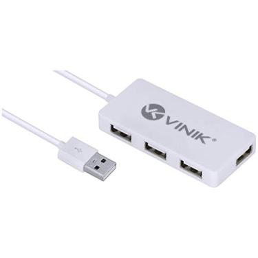 Imagem de HUB USB 2.0 COM 4 PORTAS E 1, 2M DE CABO BRANCO - HUV-20-B, VINIK, 29594