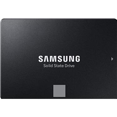 Imagem de SAMSUNG SSD 870 EVO, 500 GB, fator de forma 2,5 polegadas, gravação turbo inteligente, software Magician 6, preto