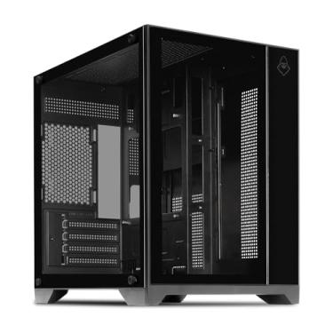 Imagem de Gabinete Gamer Mancer CV100 | Mid-Tower | Vidro temperado | Suporte Water Cooler 240mm | USB 3.0 | Preto | MCR-CV100-BK