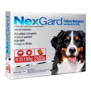 Imagem de Nexgard Para Cães De 25 Á 50 Kg 3 Cp Antipulgas E Carrapatos