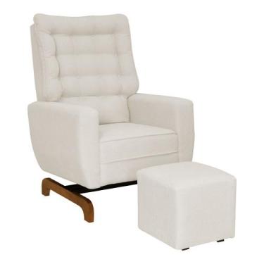 Imagem de Poltrona De Amamentação Olivia Com Balanço Bebê Completo - Gariani, TM