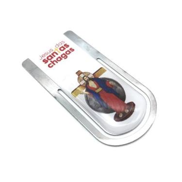 Imagem de Marca Página Metal Santa Chagas Padre Reginaldo Manzotti