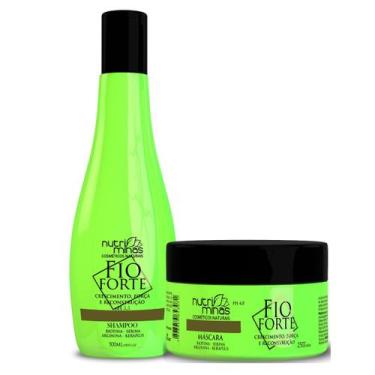 Imagem de Shampoo e Máscara Fio Forte Nutriminas Reconstrução e Força