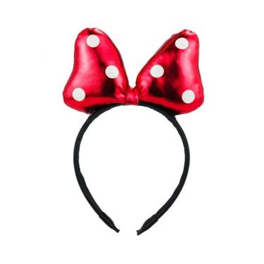 Imagem de Tiara Laço Vermelho Minnie 24x16cm Disney - Taimes